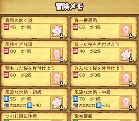 なめこの巣 イベント冒険メモ4